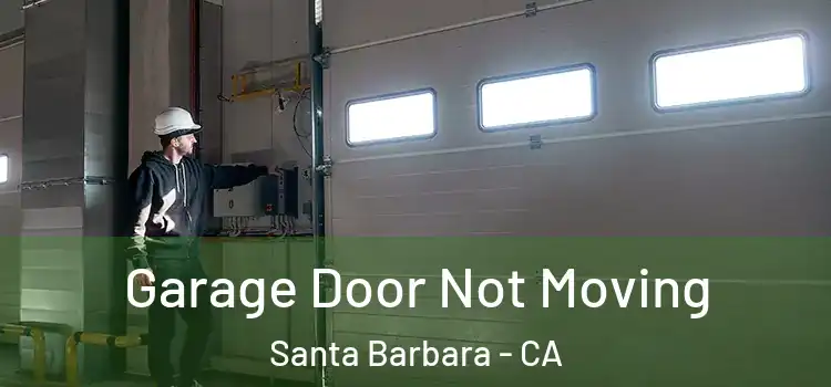  Garage Door Not Moving Santa Barbara - CA